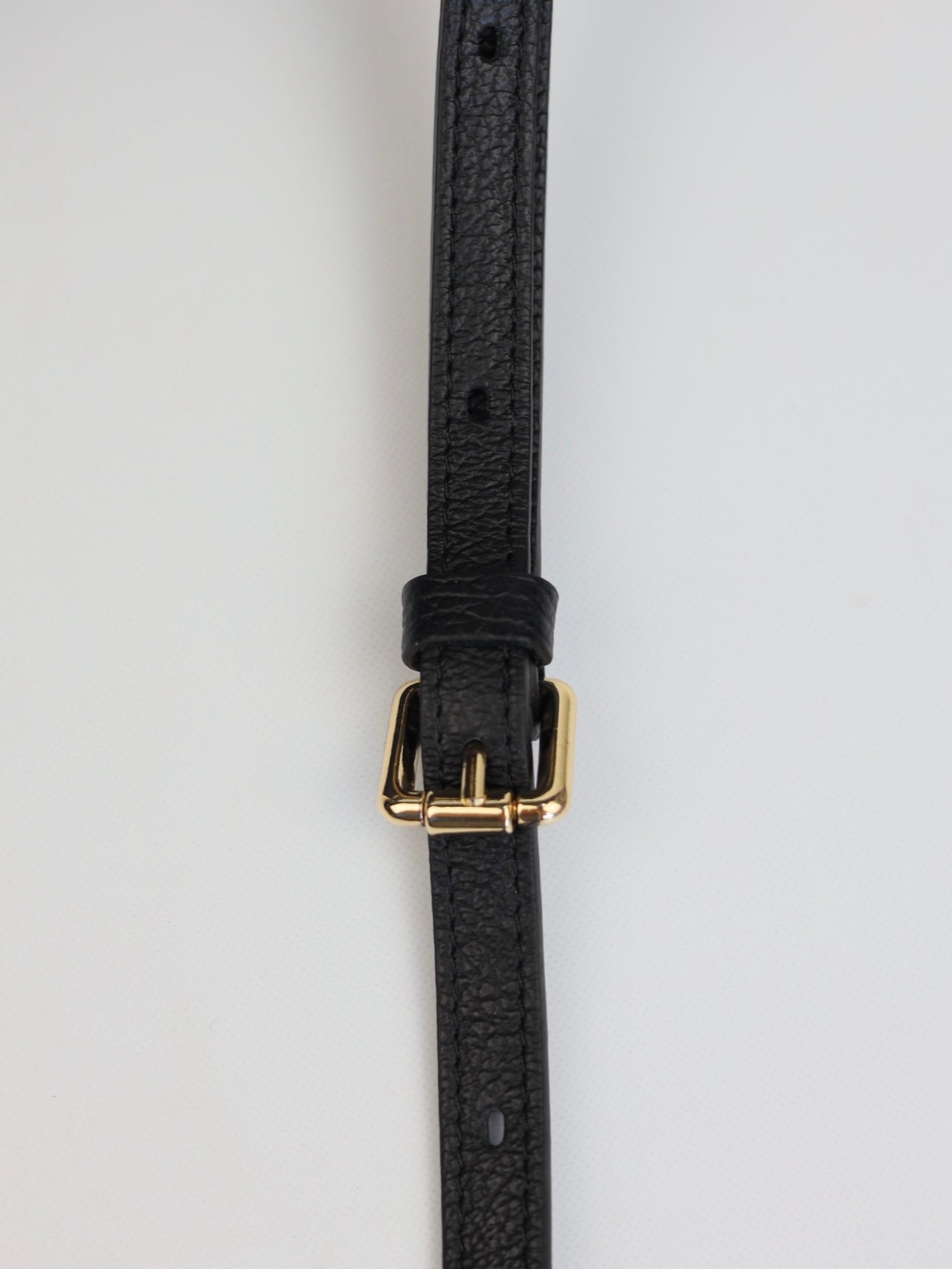 Sandra Vanity Leather Handbag in Black
