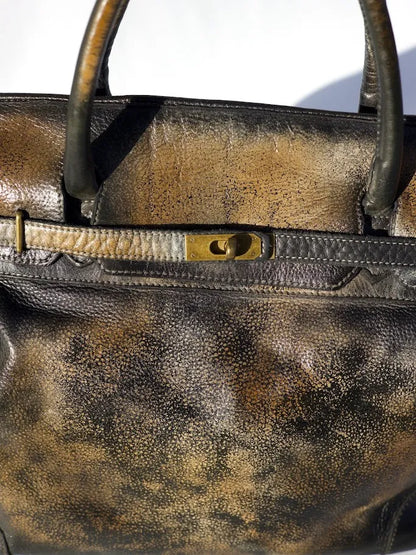 Siena Washed Calfskin Handbag Limited Edition | Patina Black