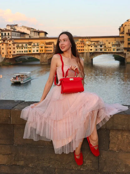 Lira Handbag Red