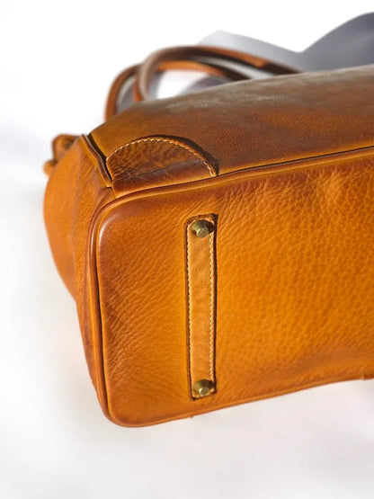 Siena Washed Calfskin Handbag Limited Edition | Patina Camel Brown