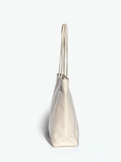 Grace Tote Bag Cream and Cosmetic Bag Set