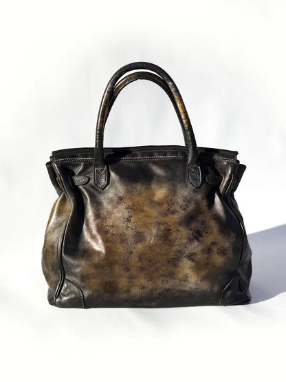 Siena Washed Calfskin Handbag Limited Edition | Patina Black