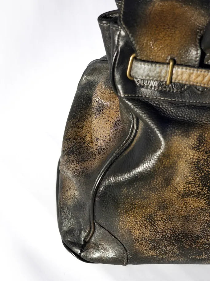Siena Washed Calfskin Handbag Limited Edition | Patina Black