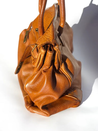 Siena Washed Calfskin Handbag Limited Edition | Patina Camel Brown