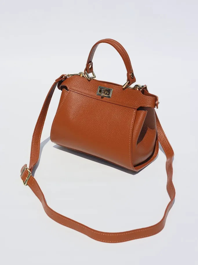 Lira Handbag Camel Brown