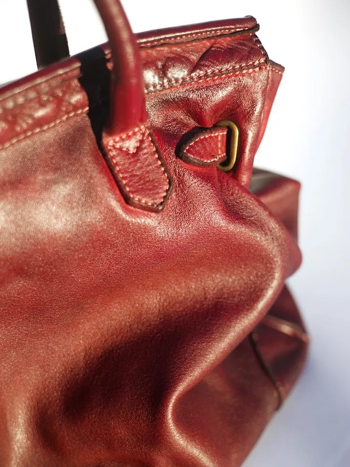 Siena Washed Calfskin Handbag Limited Edition | Patina Cherry
