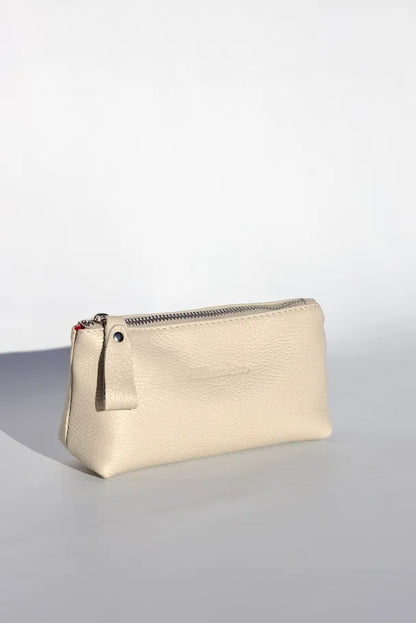 Grace Tote Bag Cream and Cosmetic Bag Set