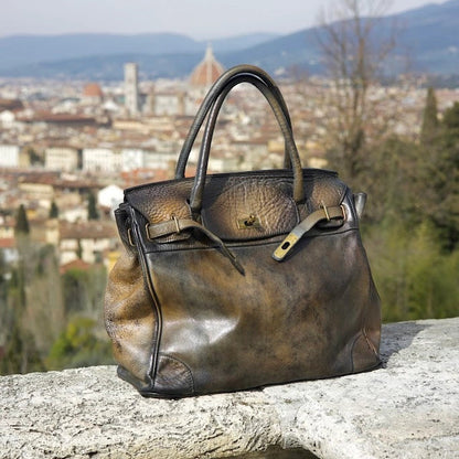 Siena Washed Calfskin Handbag Limited Edition | Patina Black
